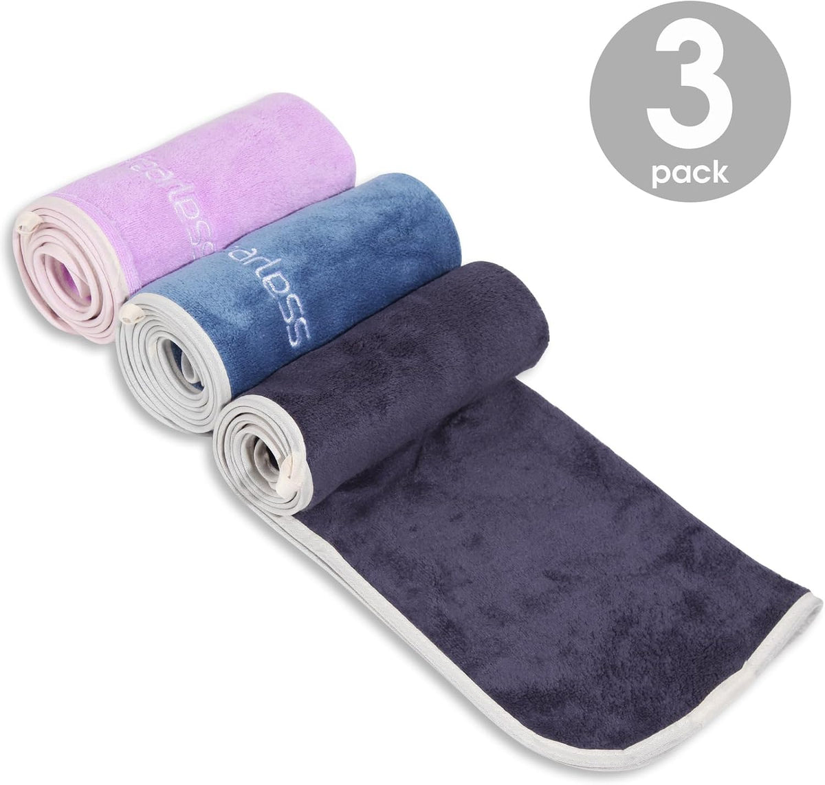 Microfiber Gym Towels for Men Women Workout - 14"x29" - Set of 3