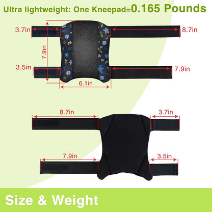 Garden Knee Pads for Men and Women, Lightweight Waterproof KneePads for Gardening, Anti Slip Leather Foam Padding Kneeling Pads for Flooring and Carpet Cleaning, House work, Gardening Maintain, Knee Protector,Gray
