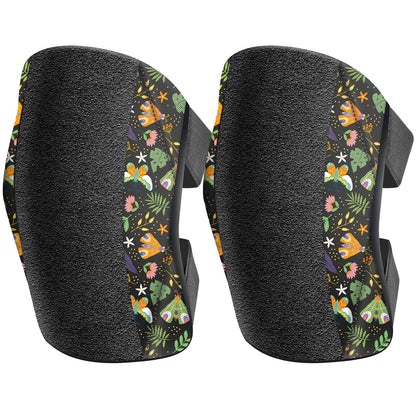 Garden Knee Pads for Men and Women, Lightweight Waterproof KneePads for Gardening, Anti Slip Leather Foam Padding Kneeling Pads for Flooring and Carpet Cleaning, House work, Gardening Maintain, Knee Protector,Gray