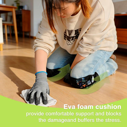 Garden Knee Pads for Men and Women, Lightweight Waterproof KneePads for Gardening, Anti Slip Leather Foam Padding Kneeling Pads for Flooring and Carpet Cleaning, House work, Gardening Maintain, Knee Protector,Gray