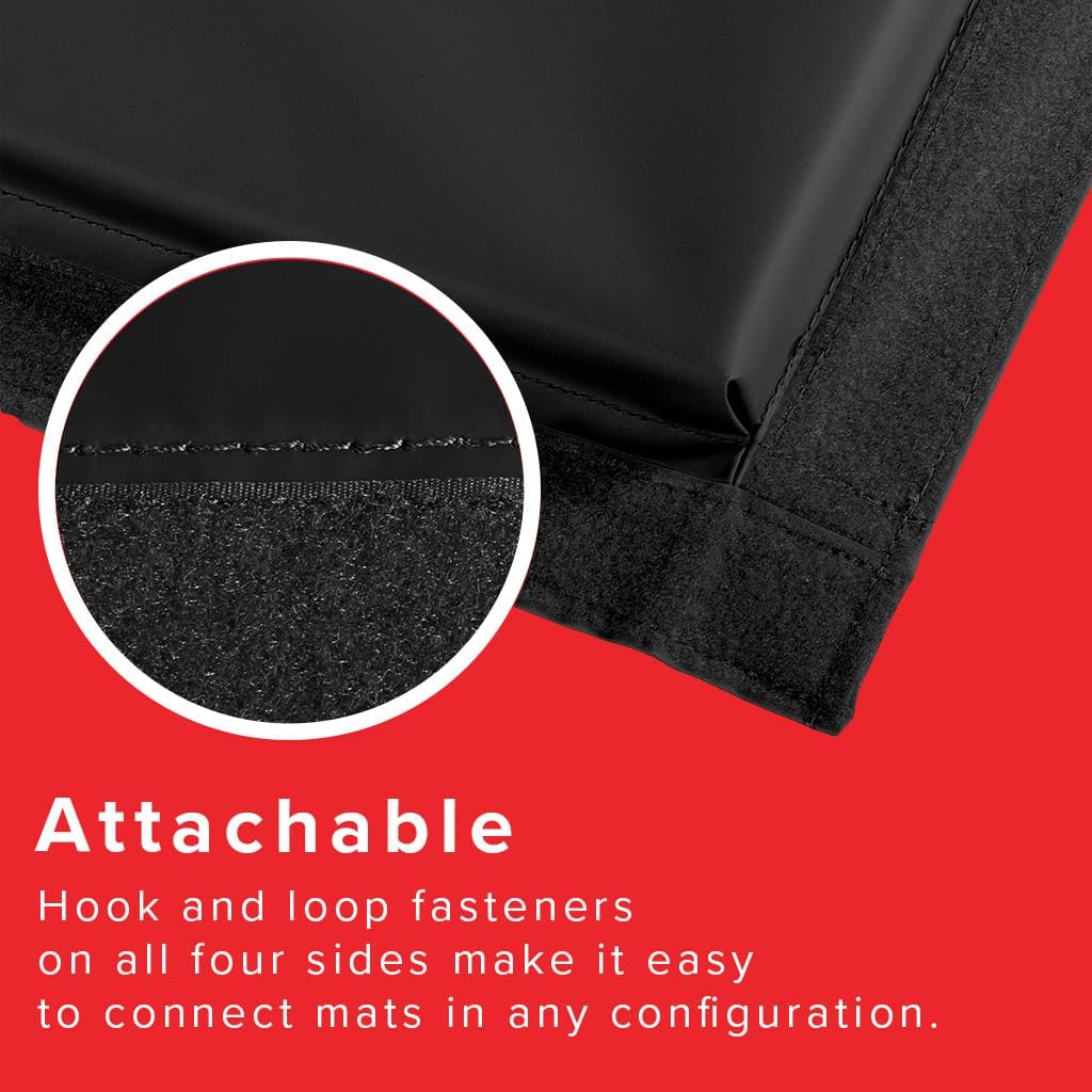 4 ft x 6 ft x 2 - Personal Fitness & Exercise Mat for Home Workout - Lightweight and Folds for Carrying – All Purpose Gym Mat – Thick Mat for Yoga, Pilates, Stretches, Floor Exercises