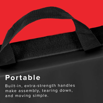 4 ft x 6 ft x 2 - Personal Fitness & Exercise Mat for Home Workout - Lightweight and Folds for Carrying – All Purpose Gym Mat – Thick Mat for Yoga, Pilates, Stretches, Floor Exercises