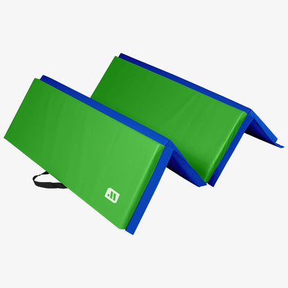 4 ft x 6 ft x 2 - Personal Fitness & Exercise Mat for Home Workout - Lightweight and Folds for Carrying – All Purpose Gym Mat – Thick Mat for Yoga, Pilates, Stretches, Floor Exercises
