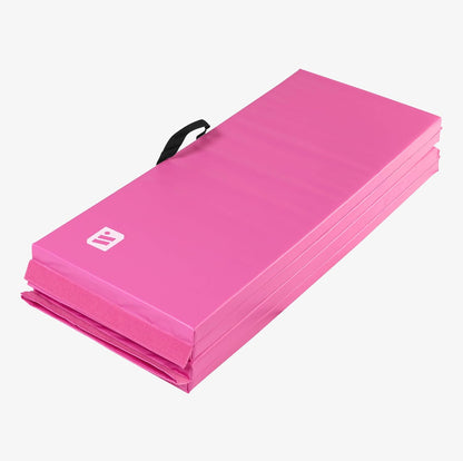 4 ft x 6 ft x 2 - Personal Fitness & Exercise Mat for Home Workout - Lightweight and Folds for Carrying – All Purpose Gym Mat – Thick Mat for Yoga, Pilates, Stretches, Floor Exercises
