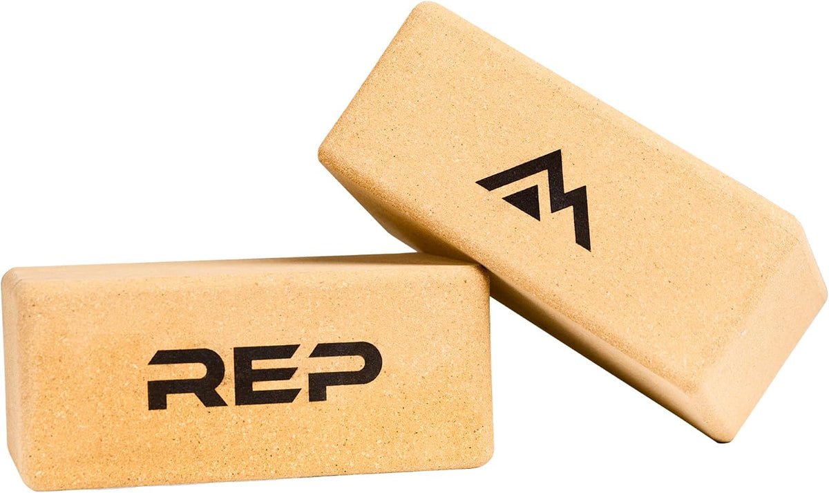Cork Yoga Block, Eco-Friendly & Non-Slip Yoga Brick | Firm Support for Balance, Poses & Stretching | Durable Cork Block for Home Gym, Pilates, Meditation, Workouts & Physical Therapy