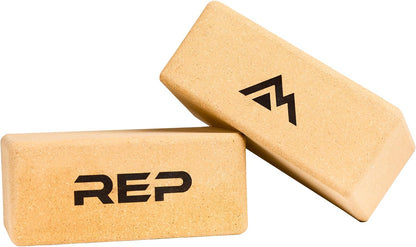 Cork Yoga Block, Eco-Friendly & Non-Slip Yoga Brick | Firm Support for Balance, Poses & Stretching | Durable Cork Block for Home Gym, Pilates, Meditation, Workouts & Physical Therapy