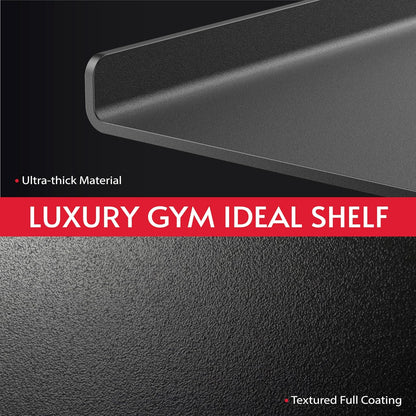 Home Gym Wall Storage Shelf, 1 Board & 4 Adjustable Holders Sets