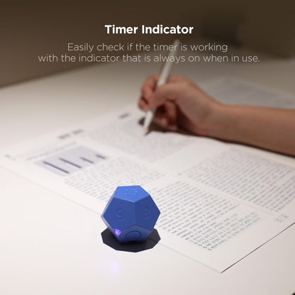 Dodecagon Time Ball Rechargeable Mini Timer (White)