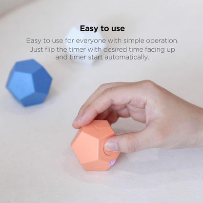 Dodecagon Time Ball Rechargeable Mini Timer (White)