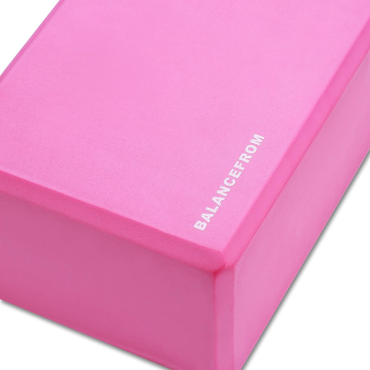 Set of 2 High Density Yoga Blocks, 9"x6"x4" Each