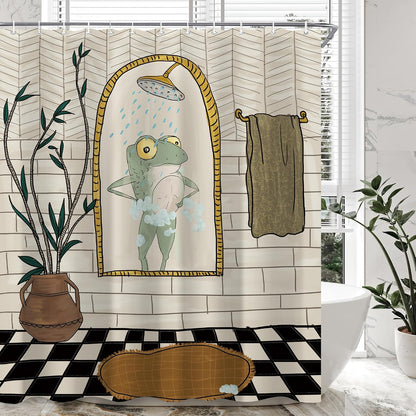 Funny Cute Yoga Sloth Shower Curtain Sets for Bathroom 60Wx72H Fun Animal Inspirational Quotes Shower Curtain Rustic Motivational Bathtub Curtain Wooden Farmhouse Bathroom Decor with 12 Hooks