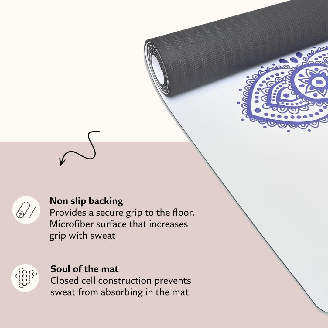 TPE Yoga Mat (72 inch x 24 inch x 6mm Thick)