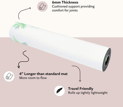 TPE Yoga Mat (72 inch x 24 inch x 6mm Thick)