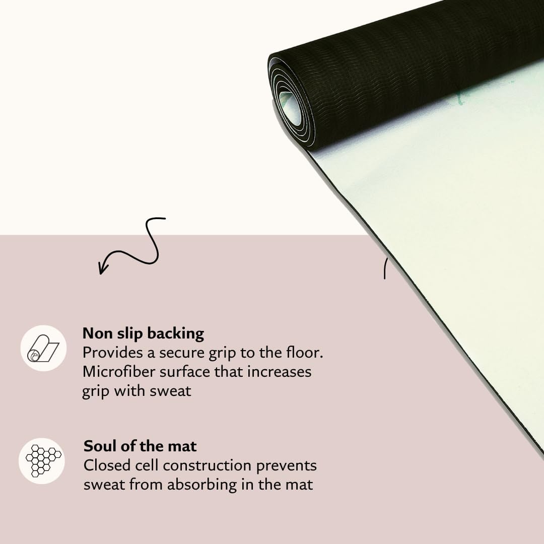 TPE Yoga Mat (72 inch x 24 inch x 6mm Thick)