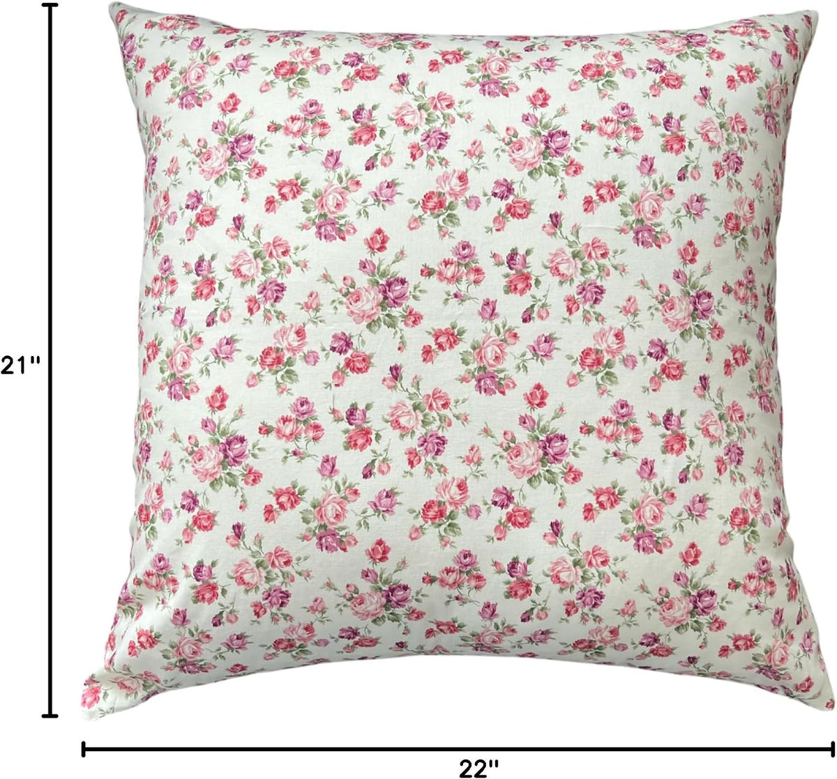 Zabuton Floor Pillow with Removable Cover - Traditional Japanese Decor | 90% Cotton, 10% Polyester Filling, Fluffy Floor Cushion for Couch, Living Room Seating or Meditation
