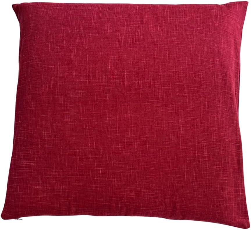 Zabuton Floor Pillow with Removable Cover - Traditional Japanese Decor | 90% Cotton, 10% Polyester Filling, Fluffy Floor Cushion for Couch, Living Room Seating or Meditation