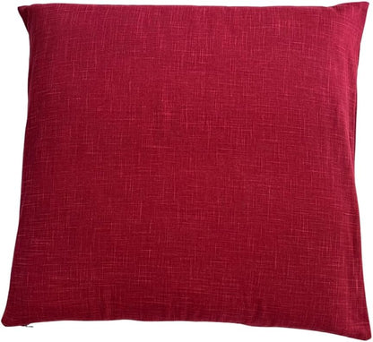 Zabuton Floor Pillow with Removable Cover - Traditional Japanese Decor | 90% Cotton, 10% Polyester Filling, Fluffy Floor Cushion for Couch, Living Room Seating or Meditation