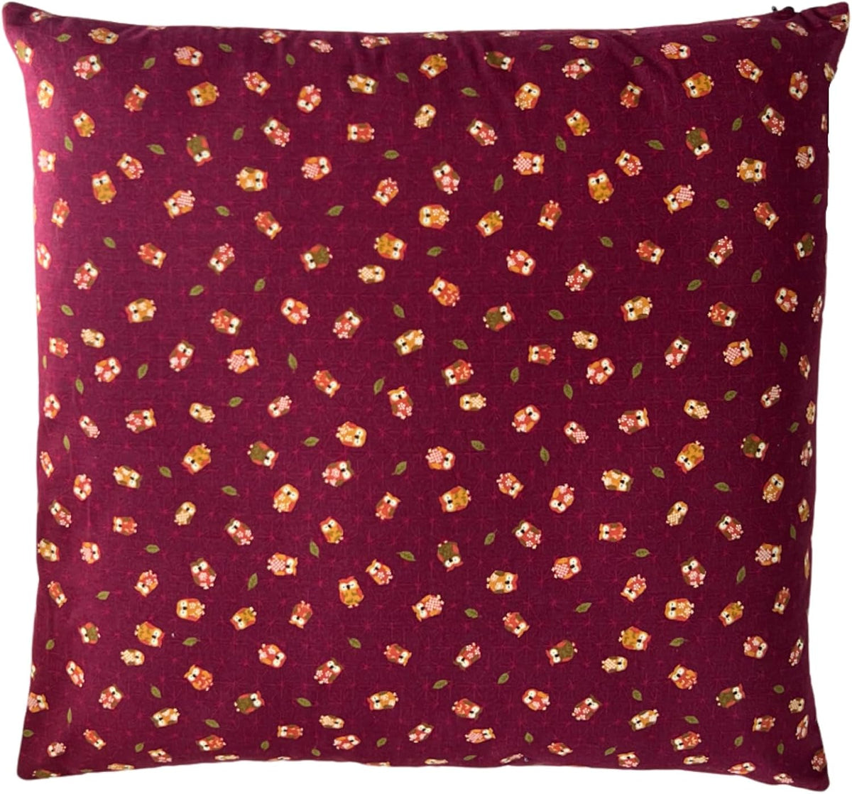 Zabuton Floor Pillow with Removable Cover - Traditional Japanese Decor | 90% Cotton, 10% Polyester Filling, Fluffy Floor Cushion for Couch, Living Room Seating or Meditation
