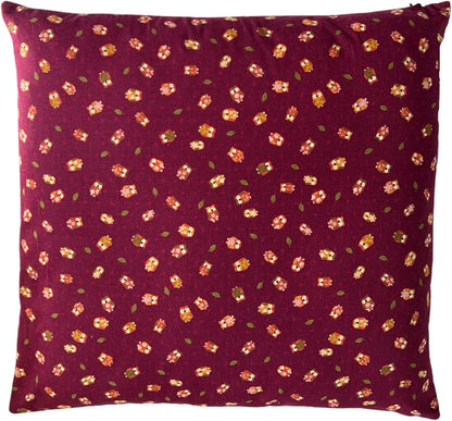 Zabuton Floor Pillow with Removable Cover - Traditional Japanese Decor | 90% Cotton, 10% Polyester Filling, Fluffy Floor Cushion for Couch, Living Room Seating or Meditation