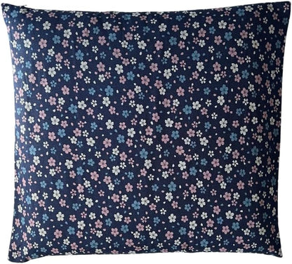 Zabuton Floor Pillow with Removable Cover - Traditional Japanese Decor | 90% Cotton, 10% Polyester Filling, Fluffy Floor Cushion for Couch, Living Room Seating or Meditation