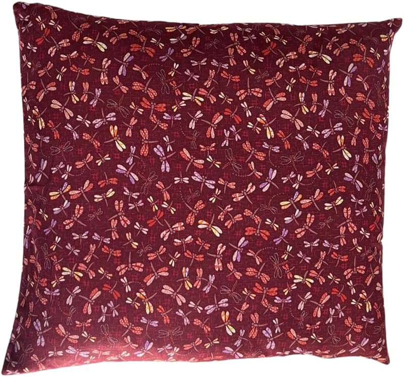 Zabuton Floor Pillow with Removable Cover - Traditional Japanese Decor | 90% Cotton, 10% Polyester Filling, Fluffy Floor Cushion for Couch, Living Room Seating or Meditation