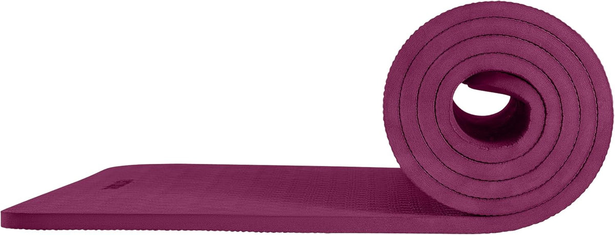 Zuma Yoga Mat | 1/2 Inch Thick Non Slip Workout Mat | TPE Exercise Mat for Yoga, Pilates & Stretching | 72x24in