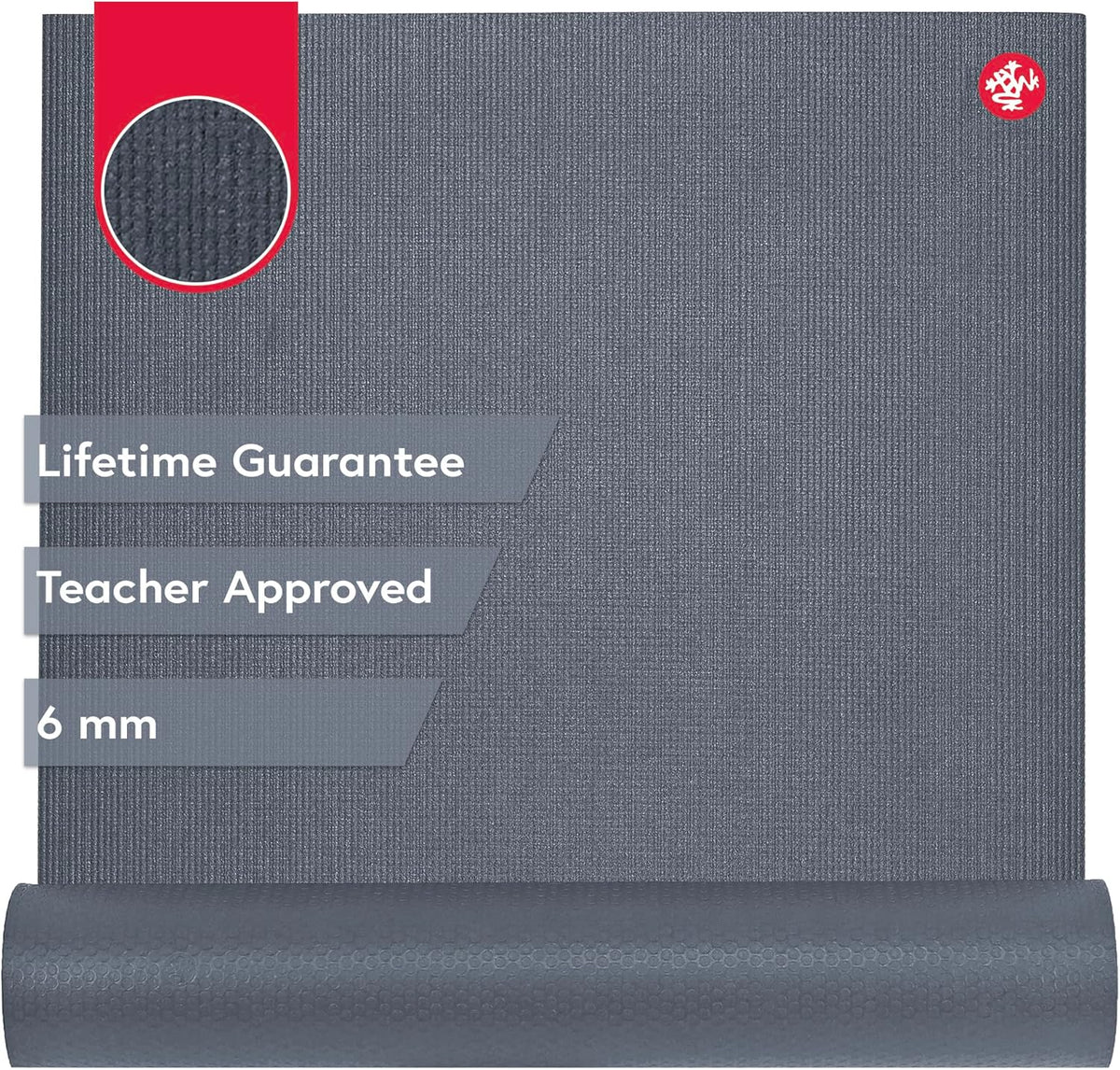 PRO Yoga Mat - 6mm | Lifetime Durability | Hygienic Construction | Premium Studio Quality | Teacher Approved