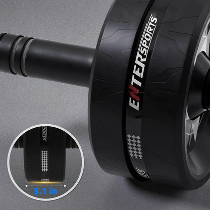 Ab Roller Wheel for Abs Workout - Abdominal Exercise Equipment with 2 Knee Pads for Home Gym, Core Strength Training, Fitness Equipment for Men & Women