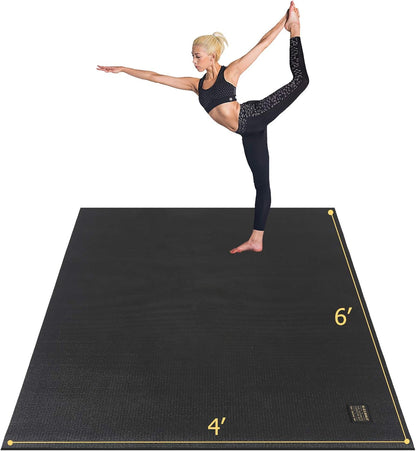 Large Yoga Mat 6'x4'/6'x6'(7mm) & 7'x5'(9mm)