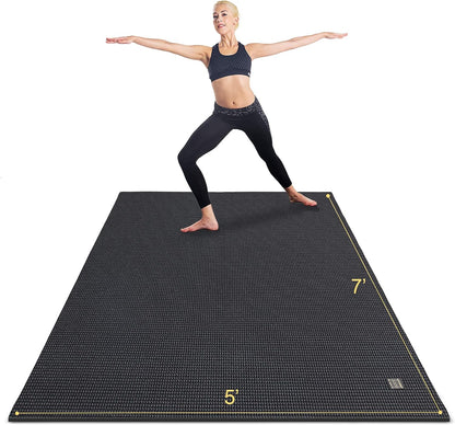 Large Yoga Mat 6'x4'/6'x6'(7mm) & 7'x5'(9mm)