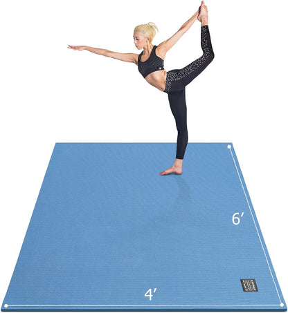 Large Yoga Mat 6'x4'/6'x6'(7mm) & 7'x5'(9mm)