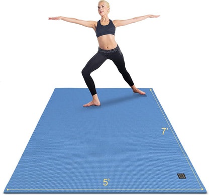 Large Yoga Mat 6'x4'/6'x6'(7mm) & 7'x5'(9mm)