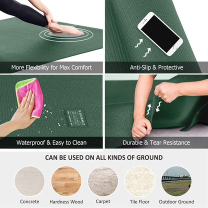 Large Yoga Mat 6'x4'/6'x6'(7mm) & 7'x5'(9mm)