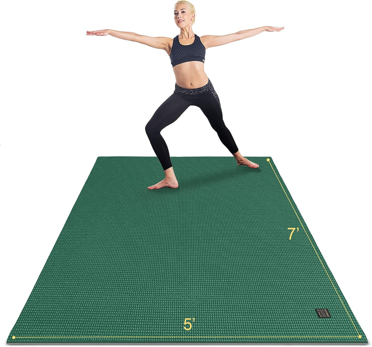 Large Yoga Mat 6'x4'/6'x6'(7mm) & 7'x5'(9mm)