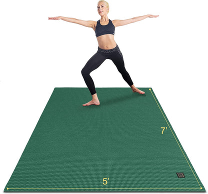 Large Yoga Mat 6'x4'/6'x6'(7mm) & 7'x5'(9mm)
