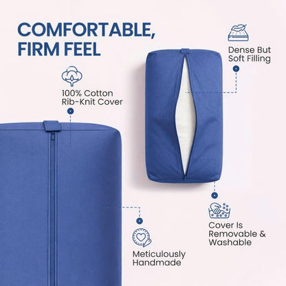 Rectangular Cotton Yoga Bolster, Yoga Pillow, Yoga Cushion, Yin yoga Bolster, Iyengar yoga bolster