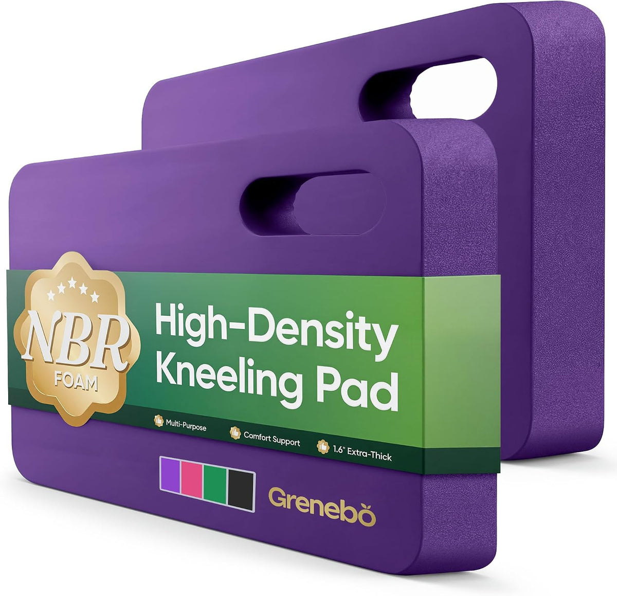 1-Pack Kneeling Pads, Extra Thick, 17.3 x 11 x 1.6 in, Pink