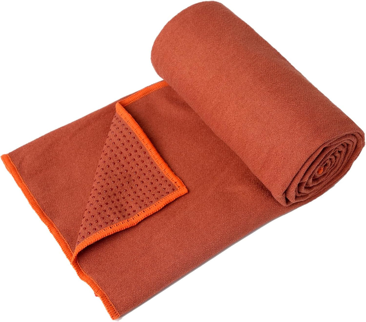 2 Pack Hot Yoga Towel with Grip Dot, Non Slip Yoga Mat Towe Sweat Absorbent Towel for Hot Yoga,Bikram, Pilates and Fitness 72" x 24", Dark Cyan/Steel Blue