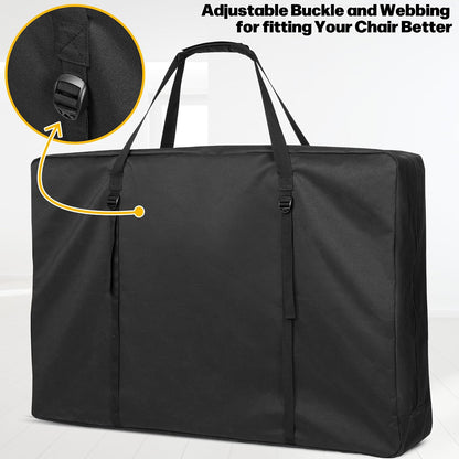 Carrying Bag for Folding Chair, Storage Case Fits for Beach Chair, Black