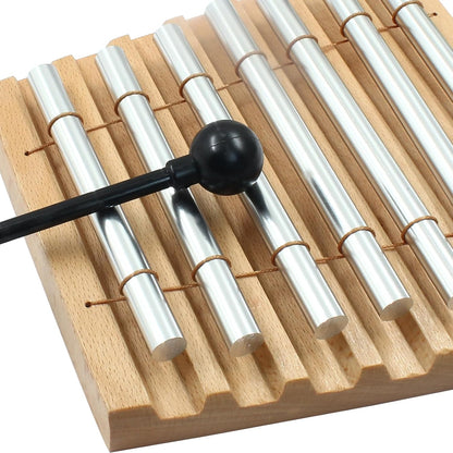 Meditation Chimes, Seven Tone Hand Chimes Instrument, 1 Set