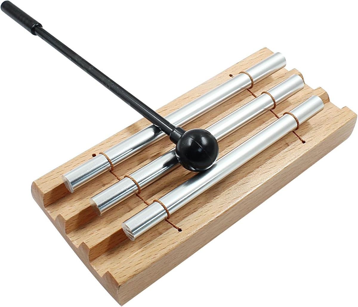 Meditation Chimes, Seven Tone Hand Chimes Instrument, 1 Set