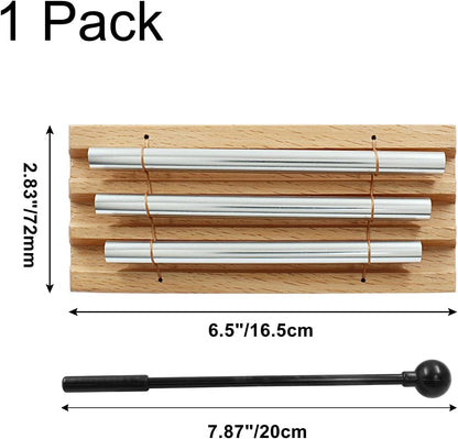 Meditation Chimes, Seven Tone Hand Chimes Instrument, 1 Set