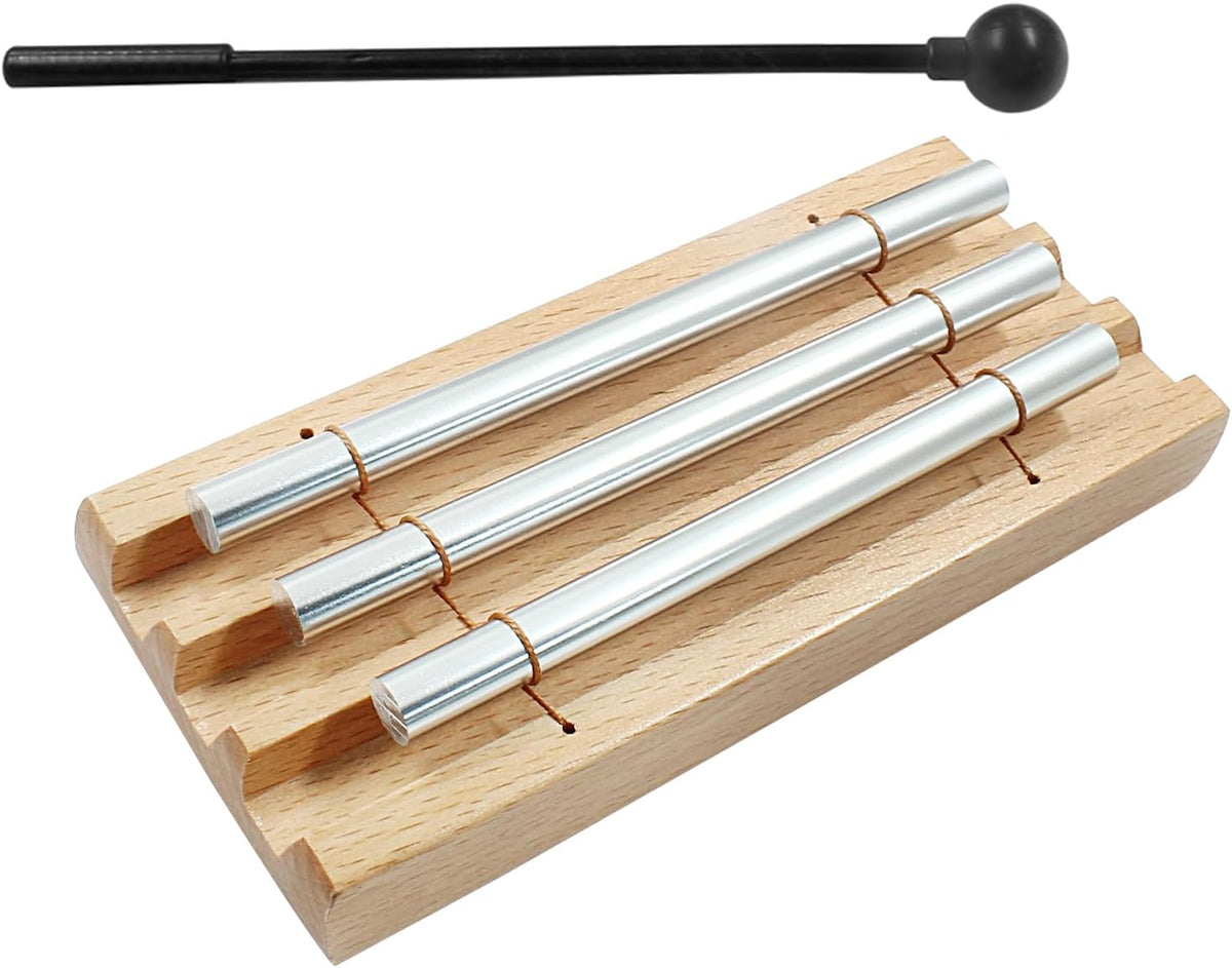 Meditation Chimes, Seven Tone Hand Chimes Instrument, 1 Set
