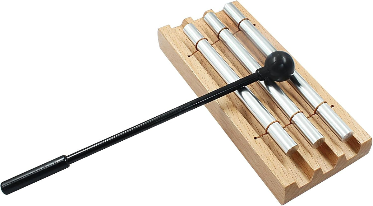 Meditation Chimes, Seven Tone Hand Chimes Instrument, 1 Set