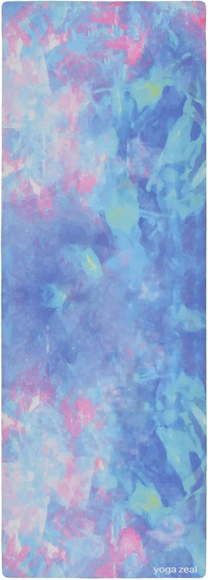 Yoga Mats - Luxuriously Soft, Thick, Non-Slip, Hot Yoga Mat. Eco Printed. Designed to grip better with a sweaty yoga practice!