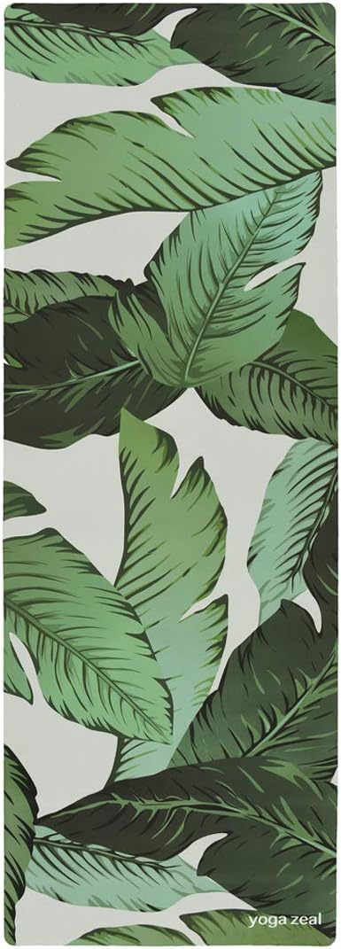Yoga Mats - Luxuriously Soft, Thick, Non-Slip, Hot Yoga Mat. Eco Printed. Designed to grip better with a sweaty yoga practice!