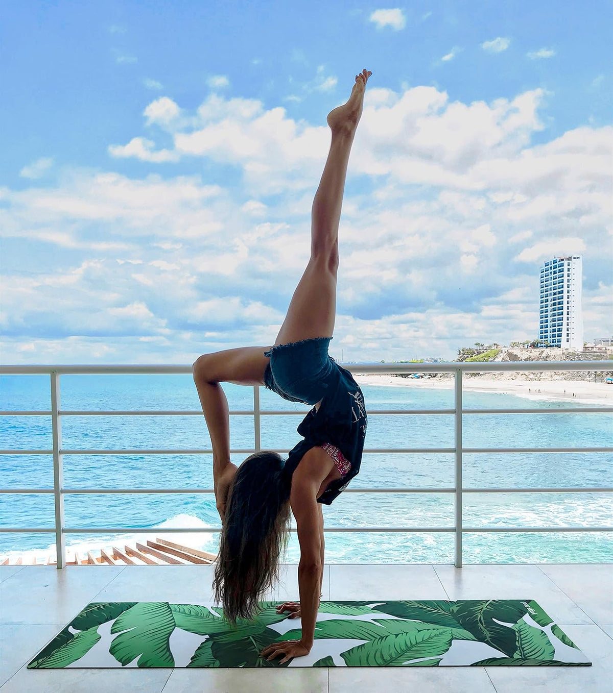 Yoga Mats - Luxuriously Soft, Thick, Non-Slip, Hot Yoga Mat. Eco Printed. Designed to grip better with a sweaty yoga practice!