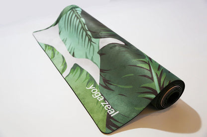 Yoga Mats - Luxuriously Soft, Thick, Non-Slip, Hot Yoga Mat. Eco Printed. Designed to grip better with a sweaty yoga practice!