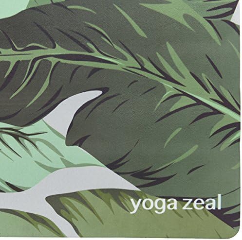 Yoga Mats - Luxuriously Soft, Thick, Non-Slip, Hot Yoga Mat. Eco Printed. Designed to grip better with a sweaty yoga practice!