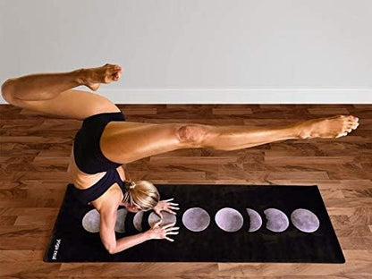 Yoga Mats - Luxuriously Soft, Thick, Non-Slip, Hot Yoga Mat. Eco Printed. Designed to grip better with a sweaty yoga practice!
